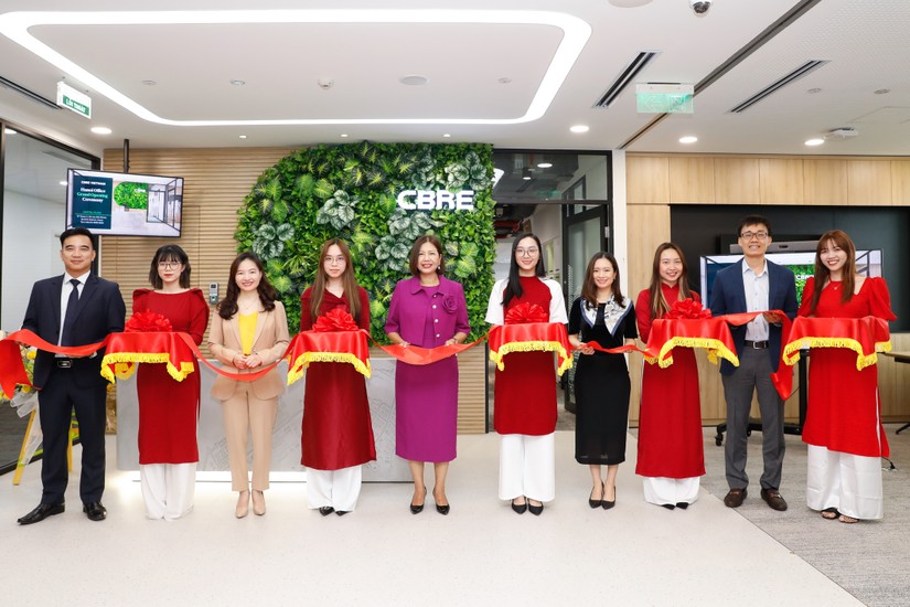 CBRE Việt Nam khai trương văn ph&ograve;ng mới tại H&agrave; Nội kỷ niệm 20 năm hoạt động. Nguồn: CBRE Việt Nam.