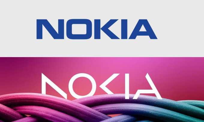 Logo mới của Nokia (dưới)