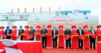 Hải Dương thông xe dự án nút giao nối đường tỉnh 392 với cao tốc Hà Nội - Hải Phòng