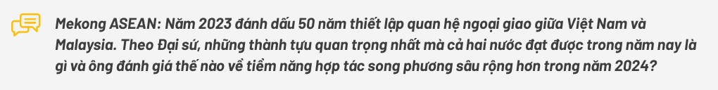 Đại sứ Malaysia Dato’ Tan Yang Thai: Hào hứng trải nghiệm trọn vẹn không khí Tết Việt