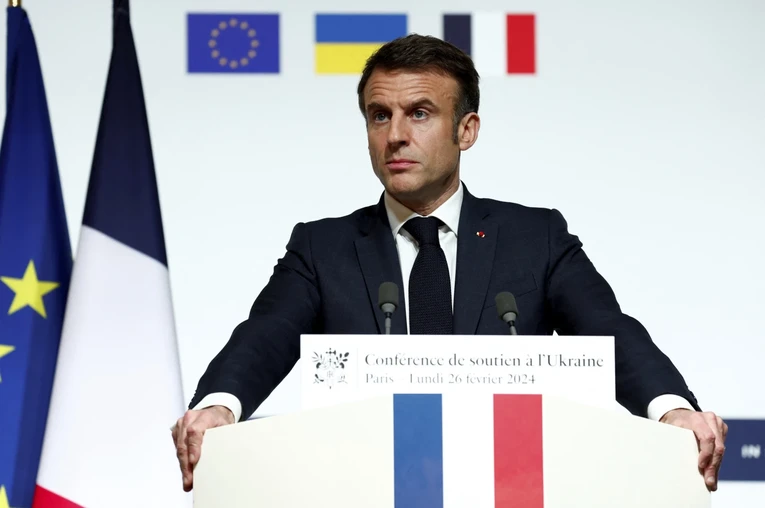 Tổng thống Ph&aacute;p Emmanuel Macron. Ảnh: AP