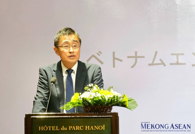 &Ocirc;ng Shige Watanabe, Ph&oacute; Đại sứ Nhật Bản tại Việt Nam. Ảnh: Anh Thư - Mekong ASEAN