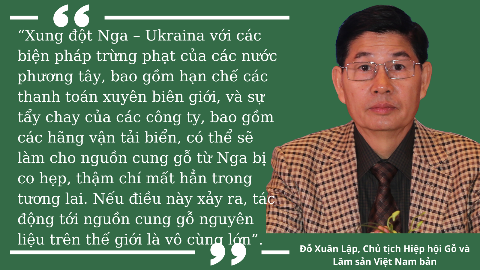 Chiến sự Nga - Ukraine khiến cạnh tranh gỗ nguyên liệu khốc liệt hơn