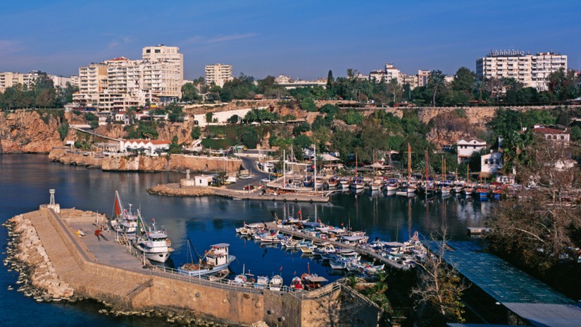 Khung cảnh bến cảng của Antalya, Thổ Nhĩ Kỳ. Ảnh: Getty Images