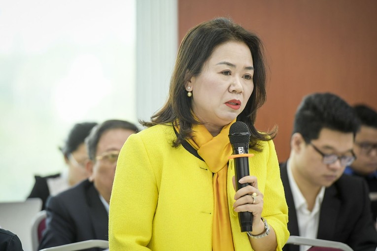 PGS.TS Nguyễn Thị Nga - Ph&oacute; Trưởng Khoa Ph&aacute;p luật Kinh tế - Trường Đại học Luật H&agrave; Nội. Ảnh: Trọng T&ugrave;ng.