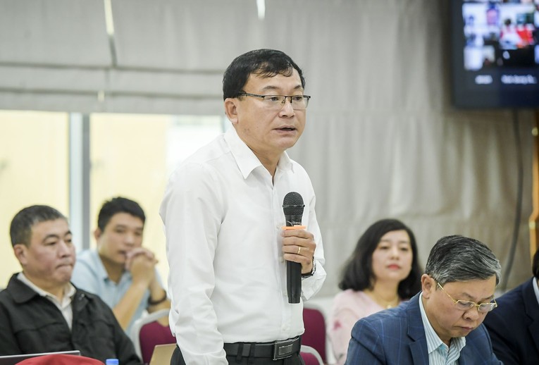 PGS.TS. Nguyễn Quang Tuyến, Trường Đại học Luật H&agrave; Nội. Ảnh: Trọng T&ugrave;ng.