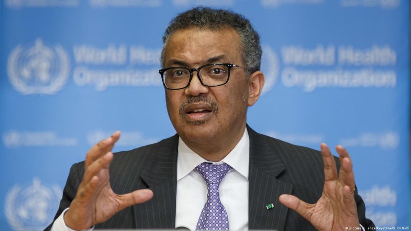 Tổng gi&aacute;m đốc WHO Tedros Adhanom Ghebreyesus. Ảnh: DW