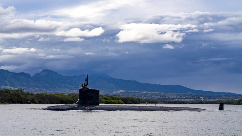 T&agrave;u ngầm tấn c&ocirc;ng lớp Virginia USS Missouri (SSN 780) của Hải qu&acirc;n Mỹ. Ảnh: AP