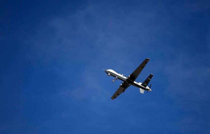 M&aacute;y bay kh&ocirc;ng người l&aacute;i MQ-9. Ảnh: Getty Images