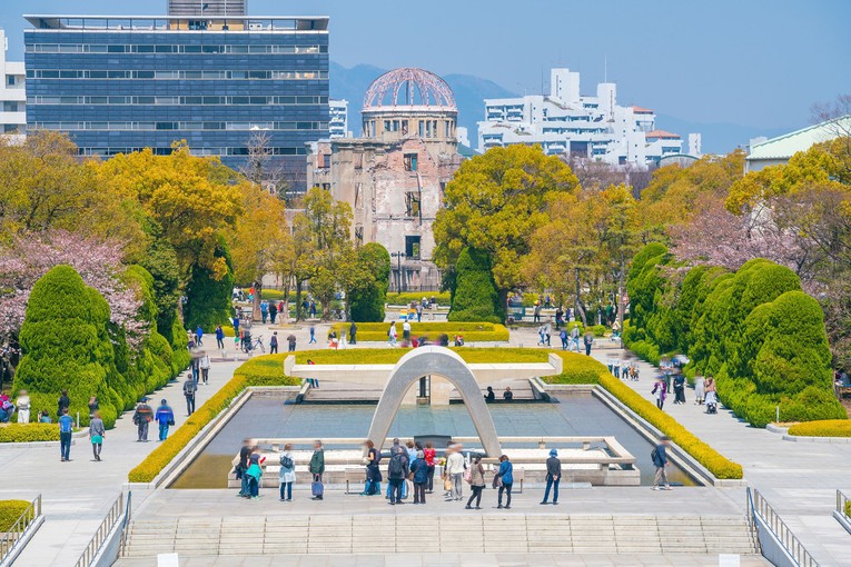 C&ocirc;ng vi&ecirc;n tưởng niệm h&ograve;a b&igrave;nh Hiroshima.