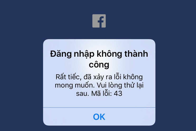 Facebook, Instagram đồng loạt gặp lỗi