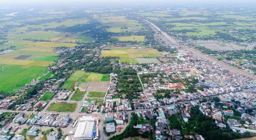 Một g&oacute;c huyện Đức H&ograve;a, tỉnh Long An.