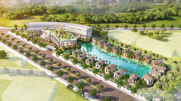 Vinmec Medical Resort đang gấp r&uacute;t ho&agrave;n thiện v&agrave; sẽ đi v&agrave;o hoạt động từ năm 2025.