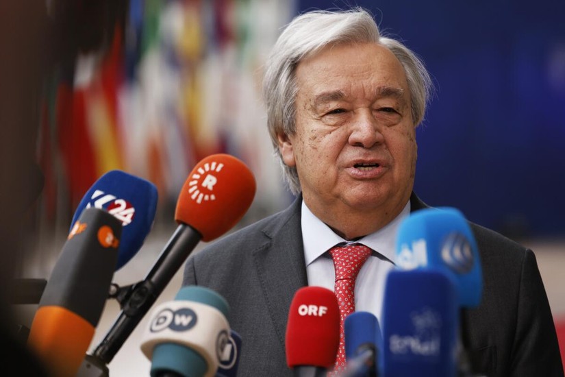 Tổng thư k&yacute; Li&ecirc;n Hợp Quốc Antonio Guterres, ng&agrave;y 21/3. Ảnh: AP