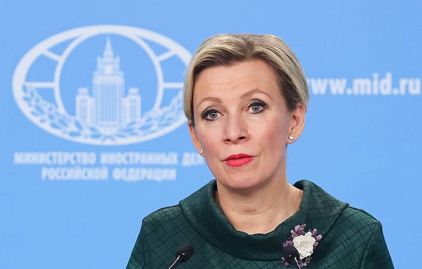 Người ph&aacute;t ng&ocirc;n Bộ Ngoại giao Nga Maria Zakharova. Ảnh: TASS