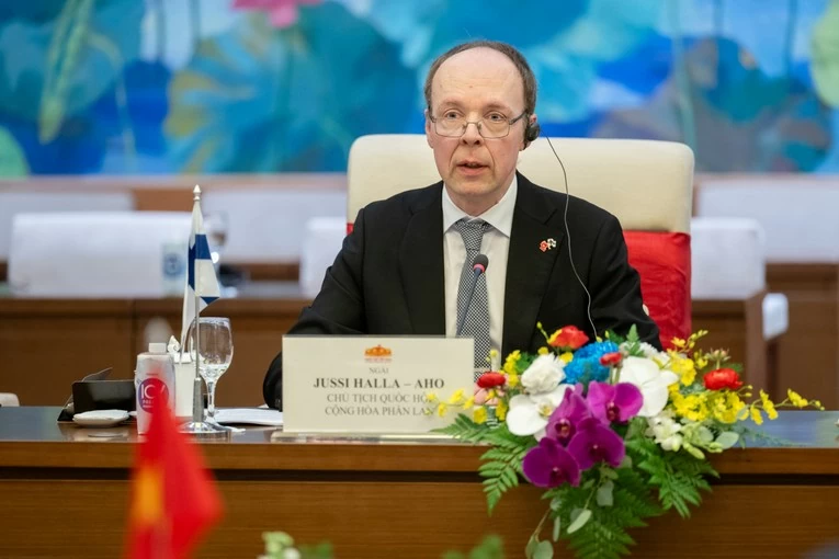 Chủ tịch Quốc hội Phần Lan Jussi Halla-aho. Ảnh: Cổng TTĐT Quốc hội