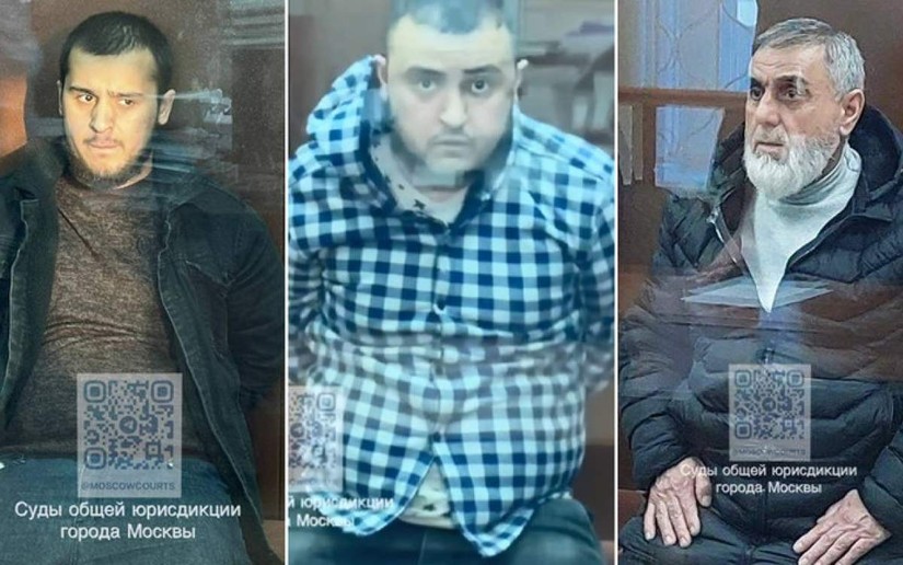 3 nghi phạm mới nhất trong vụ khủng bố (từ tr&aacute;i sang phải): Dilovar Islomov, Aminchon Islomov v&agrave; Isroil Islomov. Ảnh: RT