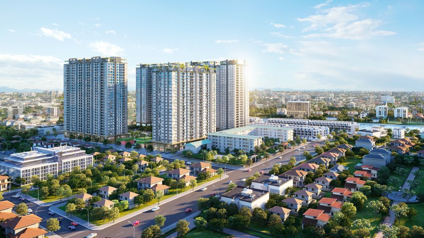 Phối cảnh dự &aacute;n Hanoi Melody Residences tại T&acirc;y Nam Linh Đ&agrave;m