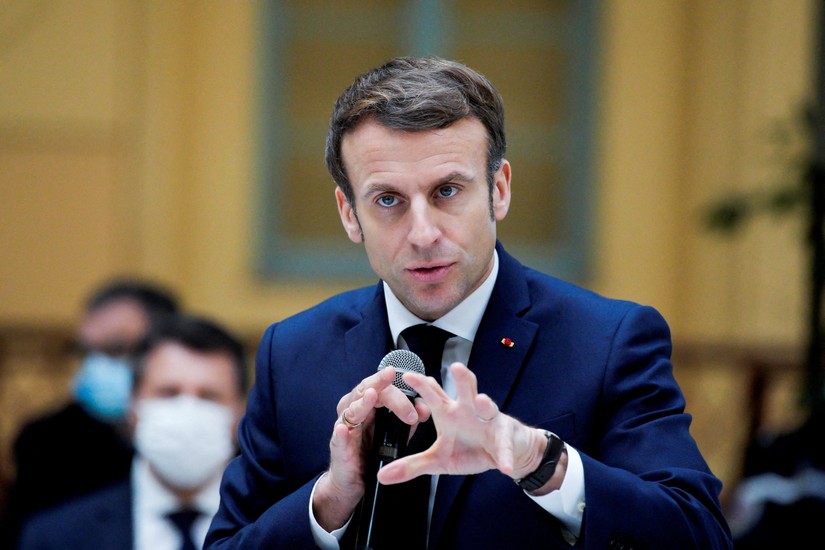 Tổng thống Ph&aacute;p Emmanuel Macron. Ảnh: Reuters