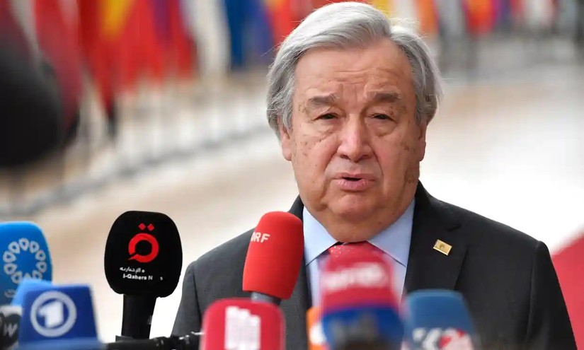 Tổng thư k&yacute; Li&ecirc;n Hợp Quốc Ant&oacute;nio Guterres. Ảnh: AP