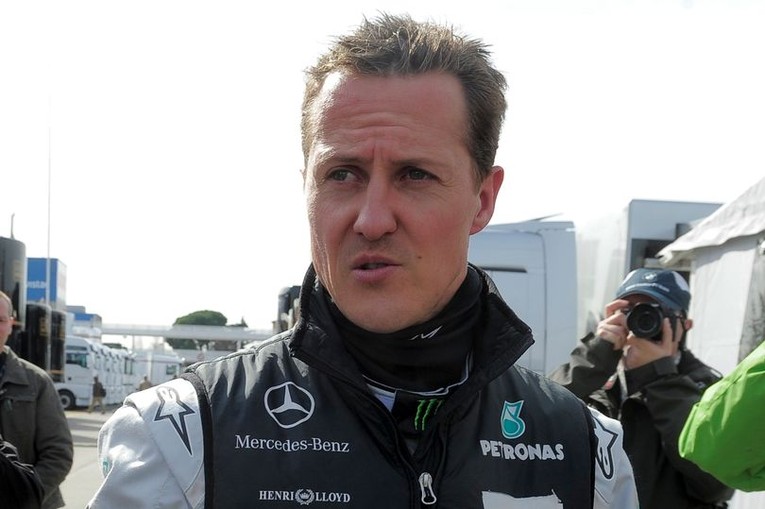 Huyền thoại tay đua F1 Michael Schumacher.