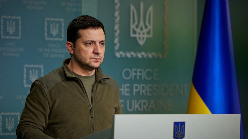 Tổng thống Ukraine Volodymyr Zelensky. Ảnh: CNN