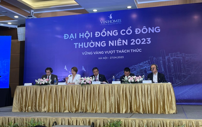 ĐHCĐ 2023 Vinhomes. Ảnh: Thảo Ng&acirc;n