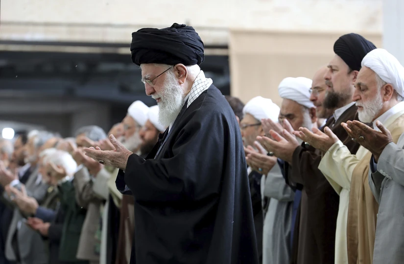 L&atilde;nh đạo tối cao Iran Ayatollah Ali Khamenei. Ảnh: AP
