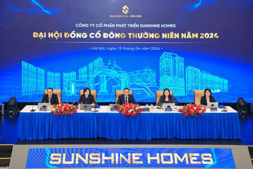 Chủ tịch HĐQT Sunshine Homes c&ocirc;ng bố ra mắt 5 dự &aacute;n mới tại ĐHCĐ 2024