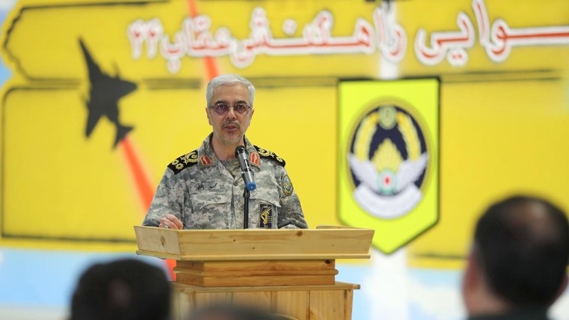 Tham mưu trưởng Lực lượng Vũ trang Iran Sardar Bagheri. Ảnh: Văn ph&ograve;ng Qu&acirc;n đội Iran