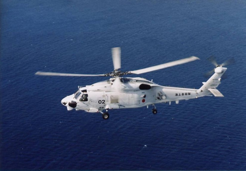 Một chiếc trực thăng SH-60K của Lực lượng Ph&ograve;ng vệ tr&ecirc;n biển Nhật Bản (MSDF). Ảnh: MSDF