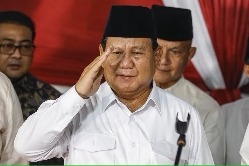 &Ocirc;ng Prabowo Subianto, người đắc cử Tổng thống Indonesia. Ảnh: EPA - EFE