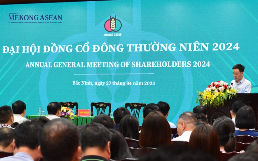 Đại hội đồng cổ đ&ocirc;ng thường ni&ecirc;n 2024 của DBC tổ chức s&aacute;ng ng&agrave;y 27/4 tại TP Bắc Ninh. Ảnh: L&ecirc; Hồng Nhung/Mekong ASEAN