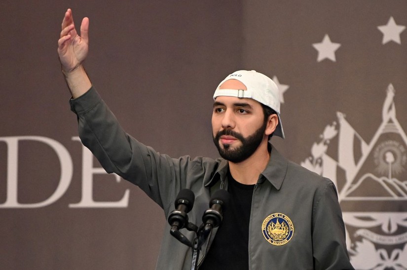 Tổng thống El Salvador Nayib Bukele. Ảnh: AFP