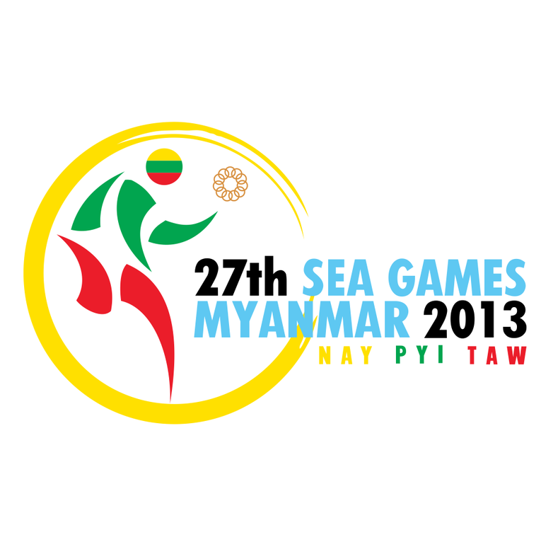 SEA Games 27 - Myanmar: Lấy cảm hứng từ h&igrave;nh d&aacute;ng của đất nước Myanmar để c&aacute;ch điệu th&agrave;nh h&igrave;nh người đang chạy. M&agrave;u v&agrave;ng, xanh l&aacute; c&acirc;y v&agrave; đỏ l&agrave; m&agrave;u quốc gia, giống tr&ecirc;n Quốc kỳ của Myanmar, đại diện cho Myanmar l&agrave; quốc gia chủ nh&agrave; của Đại hội.