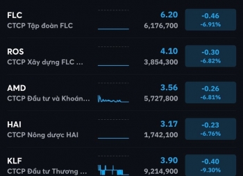 VN-Index giằng co, cổ phiếu ‘họ FLC’ nằm sàn từ sáng sau tin bị hạn chế giao dịch