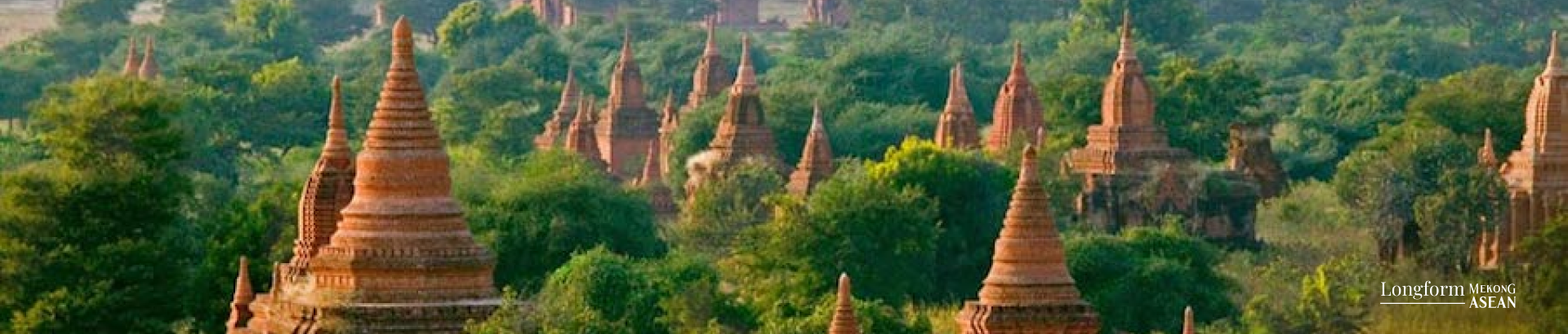 Th&agrave;nh phố cổ Bagan nh&igrave;n từ tr&ecirc;n cao.