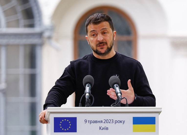 Tổng thống Ukraine Volodymyr Zelensky. Ảnh: Reuters