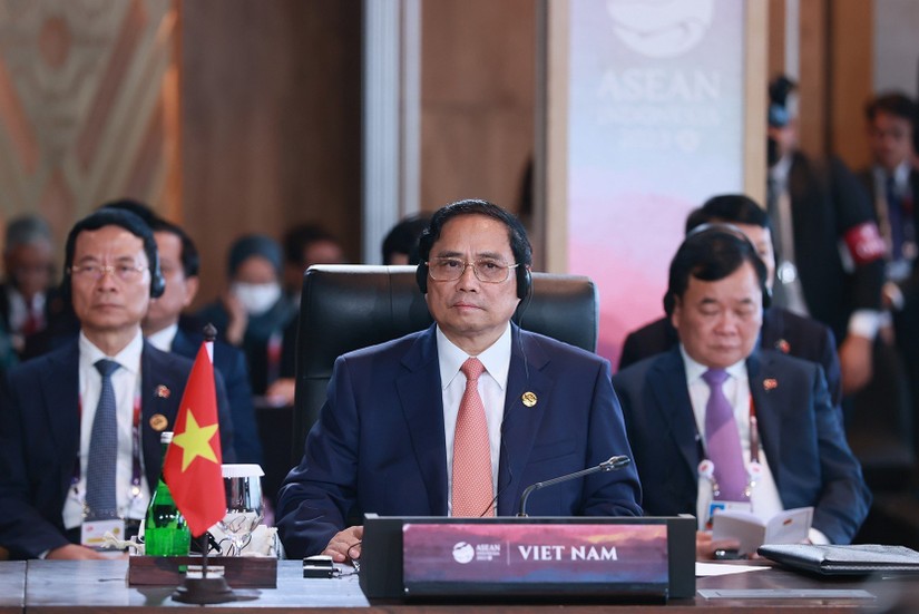 Thủ tướng Phạm Minh Ch&iacute;nh quyết định bản sắc, gi&aacute; trị, sức sống v&agrave; uy t&iacute;n của ASEAN. Ảnh: VGP