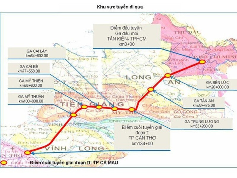 Dự &aacute;n đường sắt cao tốc TP HCM - Cần Thơ sẽ tạo đ&agrave; ph&aacute;t triển kinh tế Đồng bằng s&ocirc;ng Cửu Long.