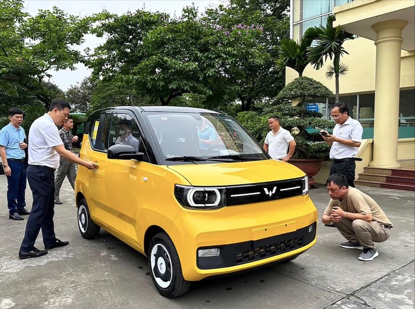 Lộ diện chiếc &ocirc; t&ocirc; điện mini Wuling HongGuang MiniEV tại Việt Nam. Ảnh: TMT Motors.