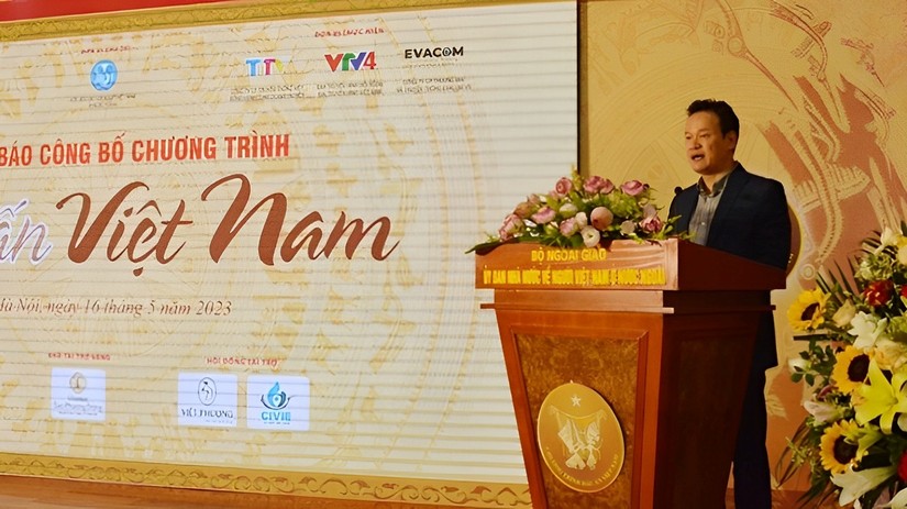 Họp b&aacute;o giới thiệu Chương tr&igrave;nh &ldquo;Dấu ấn Việt Nam&rdquo;, ng&agrave;y 16/5.