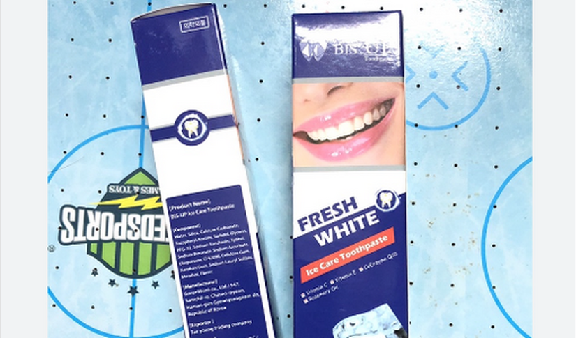 Kem đ&aacute;nh răng Bis up ice care Toothpaste bị thu hồi.