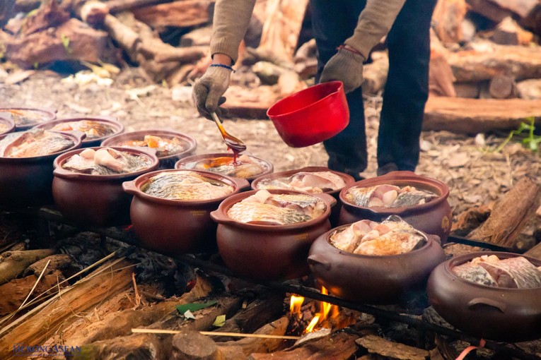 C&aacute; kho l&agrave;ng Vũ Đại. Ảnh: Thảo Ng&acirc;n