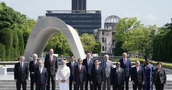 Thủ tướng Phạm Minh Chính thăm Công viên Tưởng niệm Hòa Bình Hiroshima