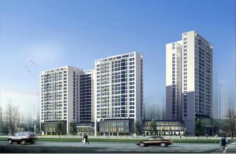 Phối cảnh nh&agrave; ở x&atilde; hội UDIC Eco Tower.