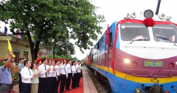 Hải Dương: Khai trương đoàn tàu hàng hóa liên vận đầu tiên từ ga Cao Xá