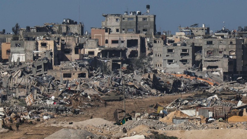 Quang cảnh Gaza nh&igrave;n từ ph&iacute;a nam Israel. Ảnh: ABC News
