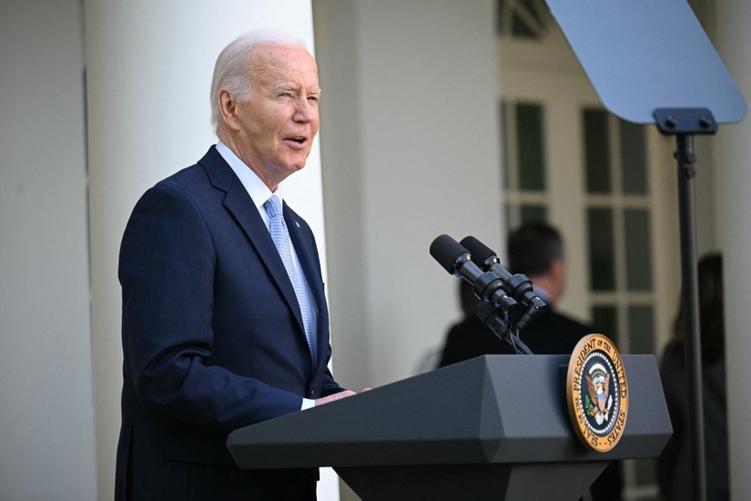 Tổng thống Mỹ Joe Biden ph&aacute;t biểu ng&agrave;y 20/5. Ảnh: AFP