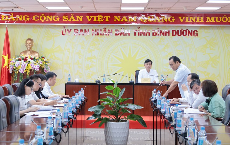 Quang cảnh buổi họp. Ảnh: Binhduong.gov.